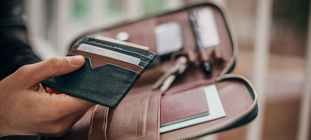 Protect Their Cards and currency with a Travel Wallet