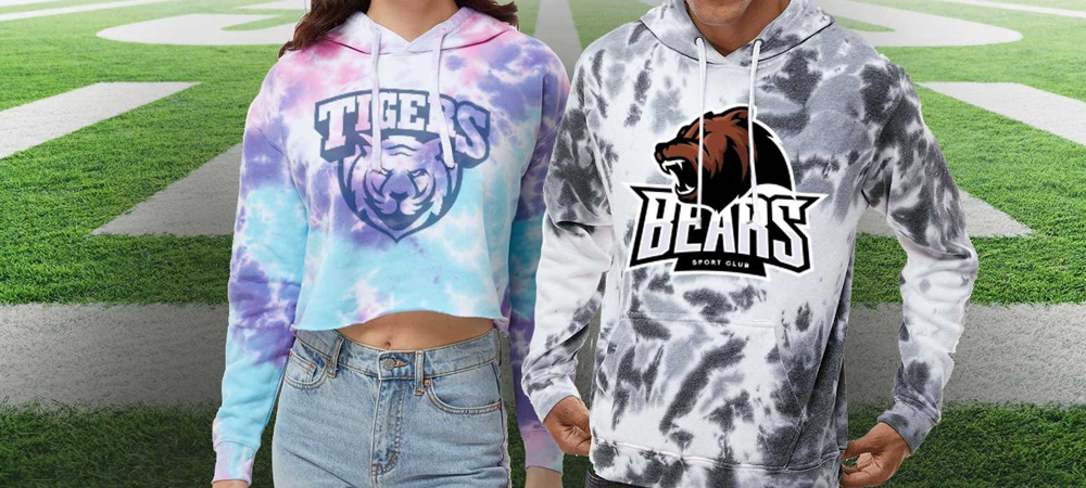 Custom Tie Dye Promotional Hoodies