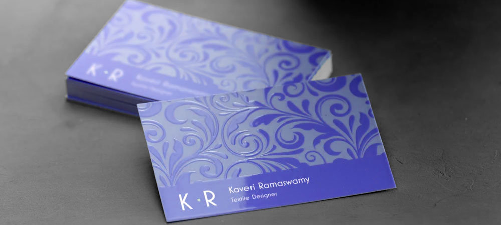 What are coated business cards