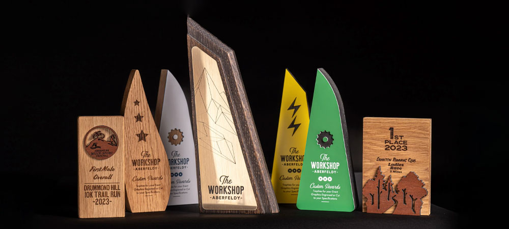 Wood Award -custom promotional awards 