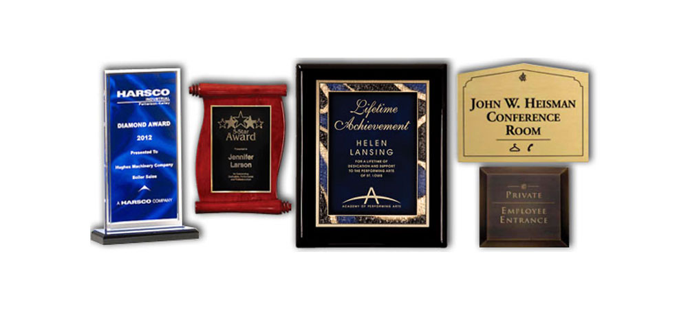 Plaques - custom promotional aards