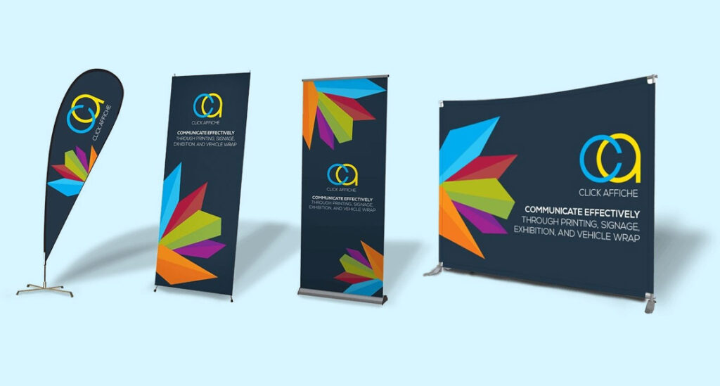 Top 6 Types of Custom Banner Stands for Trade Shows