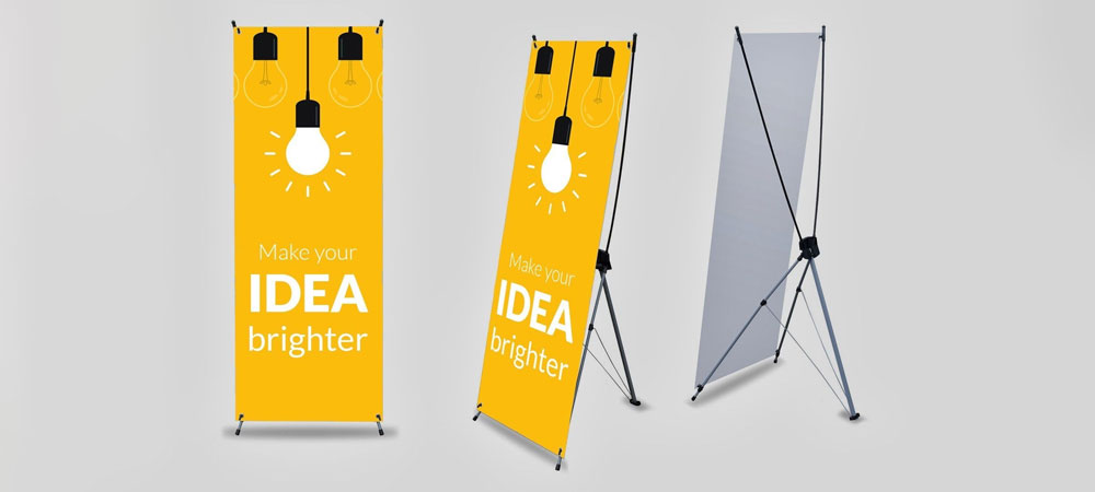  X-Banner Stands - Custom banner stand