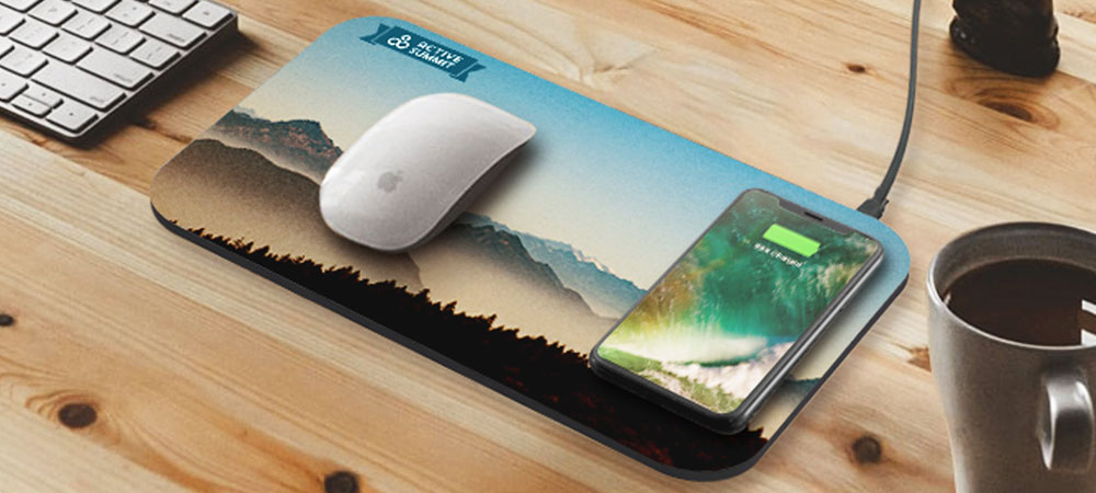 Mouse Pads with Wireless Charging