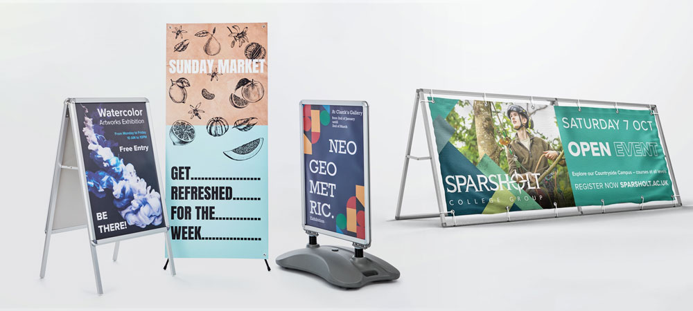 Outdoor Banner Stands