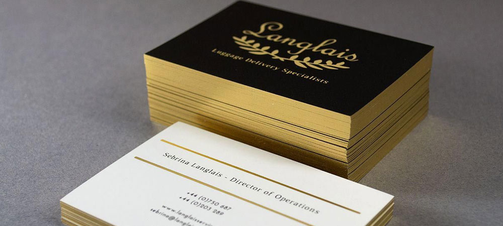 Using Metallic Foiling for Maximum Impact - Custom bussiness card